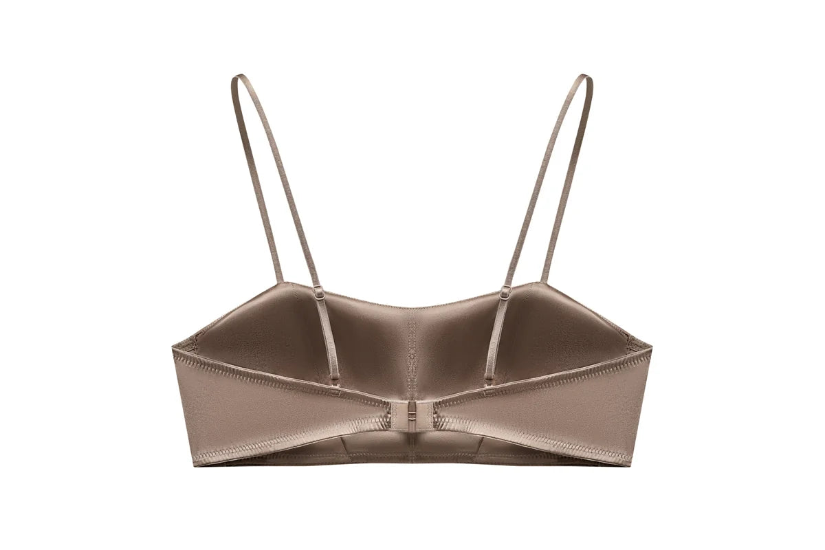 Exquisite Seamless Bralette in Luxurious Light Brown - Rosey Isle