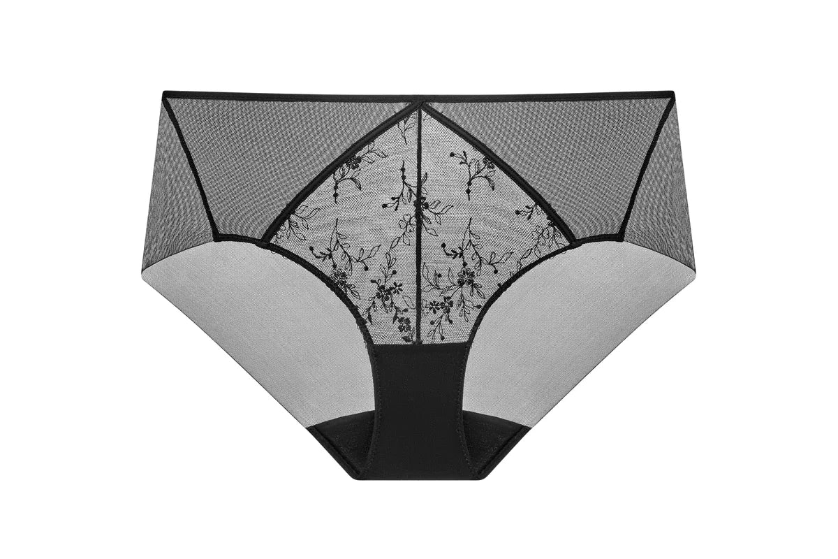 Exquisite High-Waisted Lace Panties: Elegance Redefined HM-33033-P - Rosey Isle