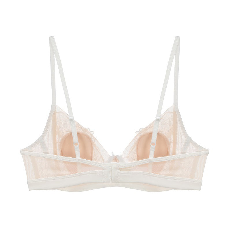 Sexy Mesh Embroidered Push-Up Bra - Rosey Isle