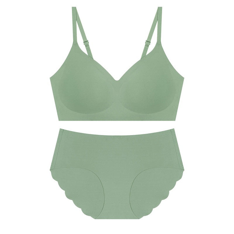 Mid-Low Rise Lace Trim Seamless Panty - Rosey Isle