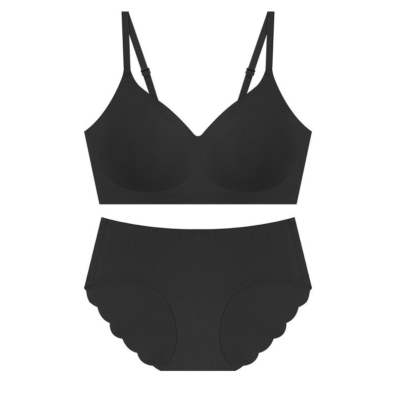 Mid-Low Rise Lace Trim Seamless Panty - Rosey Isle