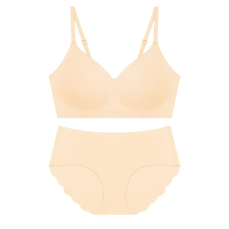 Mid-Low Rise Lace Trim Seamless Panty - Rosey Isle