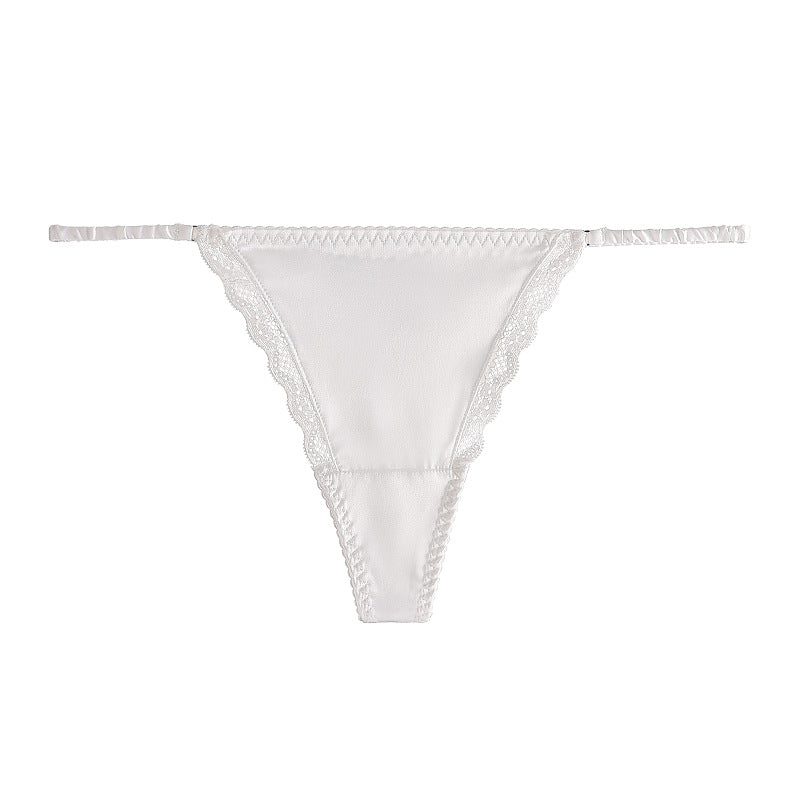 Silken Lace Thong - Rosey Isle