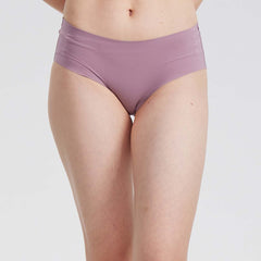Mid-Low Rise Lace Trim Seamless Panty