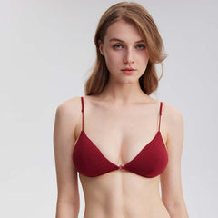 Ultra-Thin Front Closure Triangle Bra