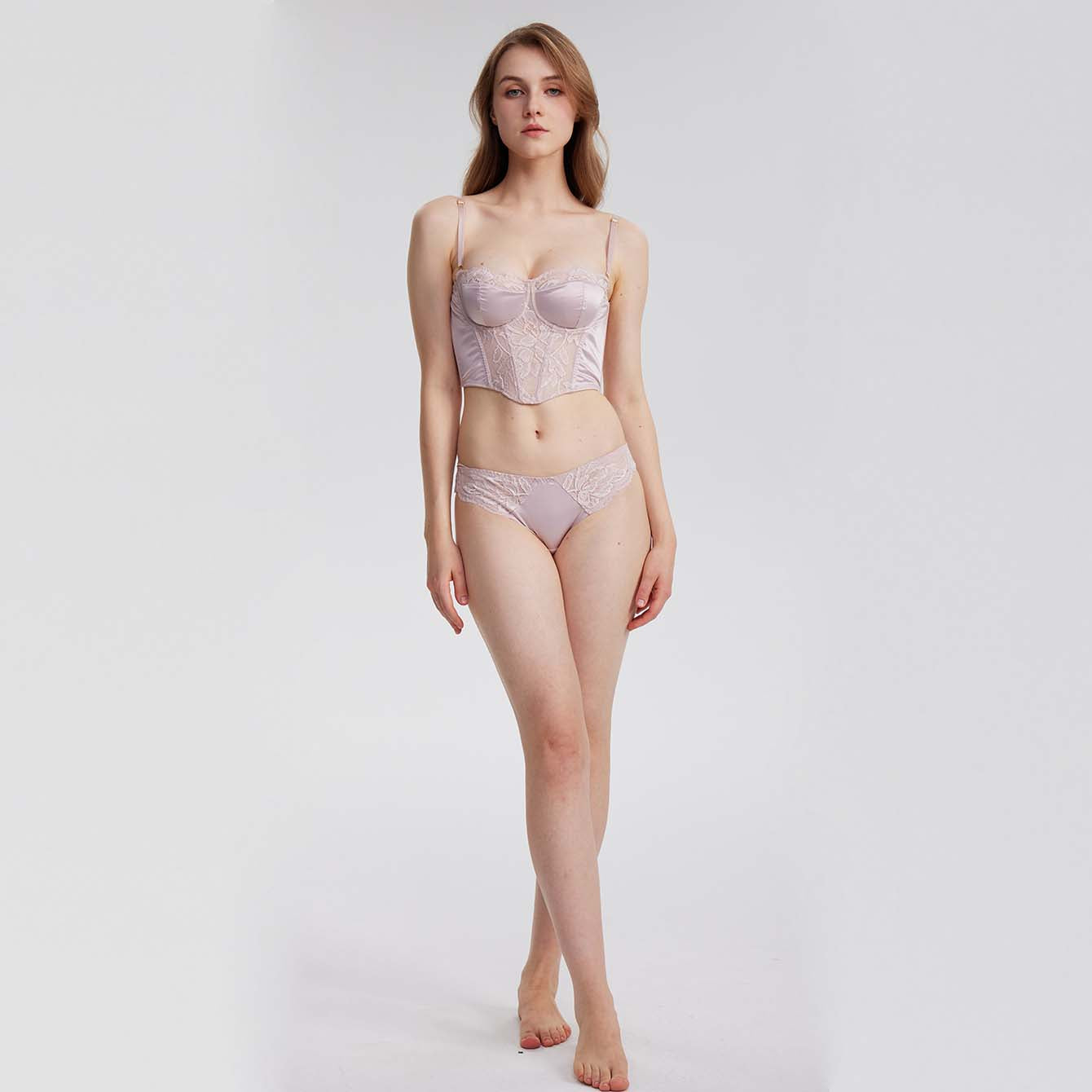 Romantic Silk Lace Trim Panty - Rosey Isle