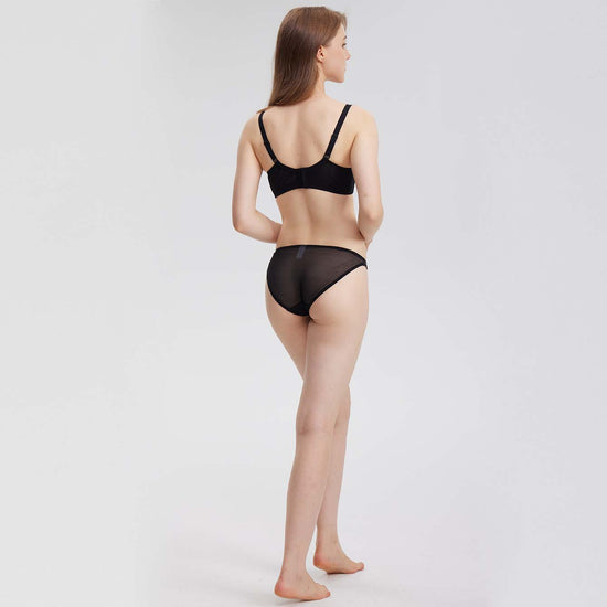 Mesh Embroidered Soft Panty - Rosey Isle