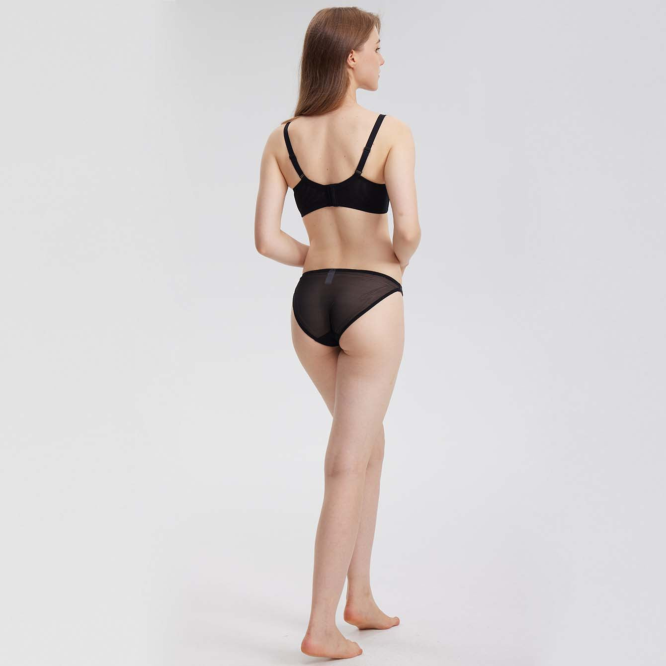 Mesh Embroidered Soft Panty - Rosey Isle
