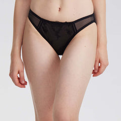 Sheer Embroidered Lace Panty