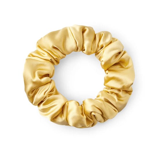 Elegant Silk Satin Scrunchies Trio - Rosey Isle