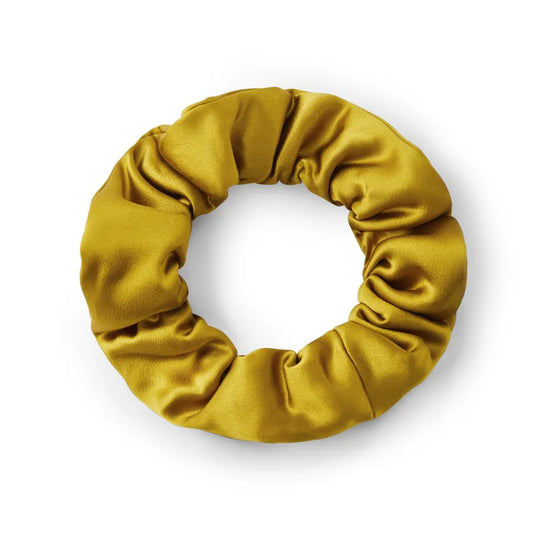 Elegant Silk Satin Scrunchies Trio - Rosey Isle