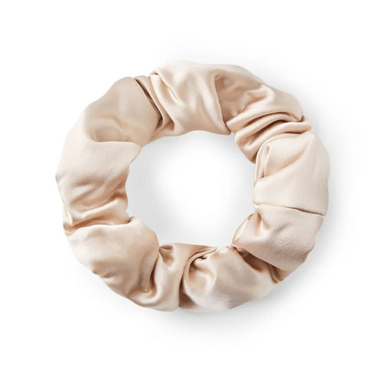 Elegant Silk Satin Scrunchies Trio - Rosey Isle