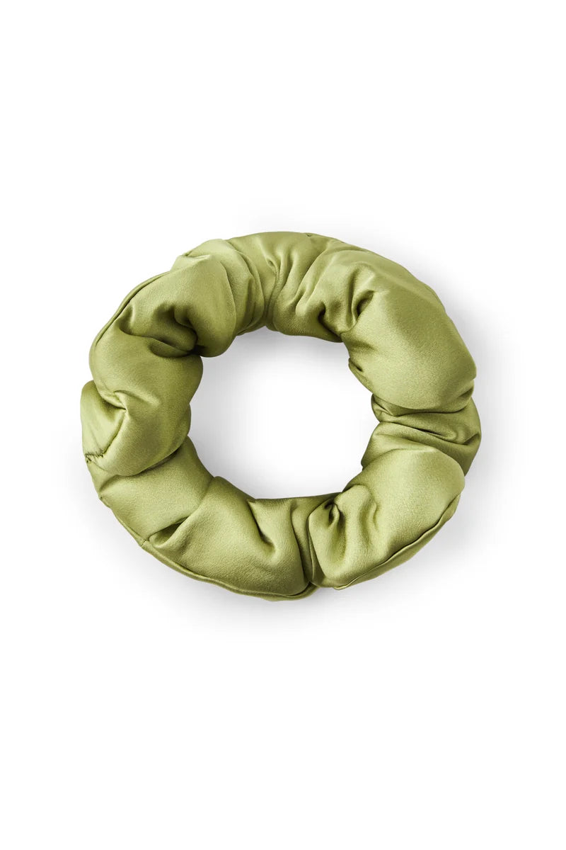 Elegant Silk Satin Scrunchies Trio - Rosey Isle