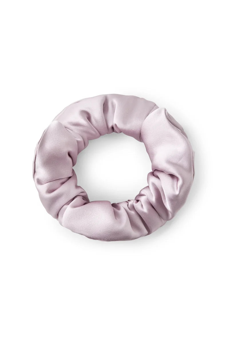 Elegant Silk Satin Scrunchies Trio - Rosey Isle