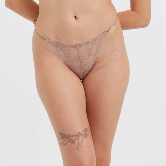 Ethereal Lace Trim Panty - Rosey Isle