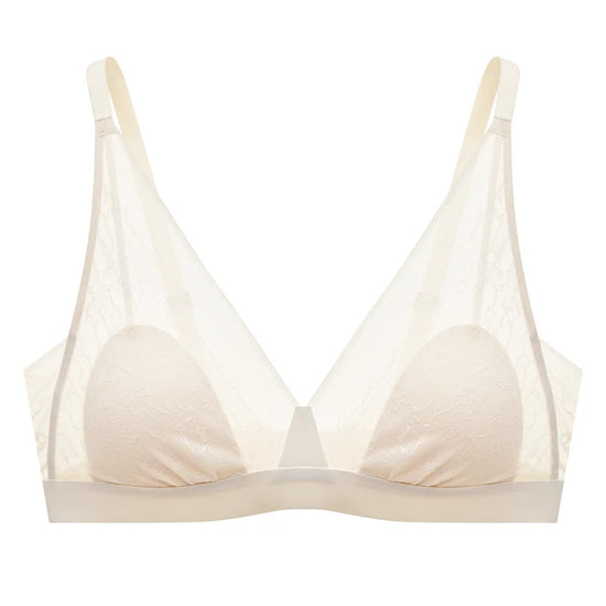 Exquisite Cream Lace Bralette: Elegance Redefined - Rosey Isle