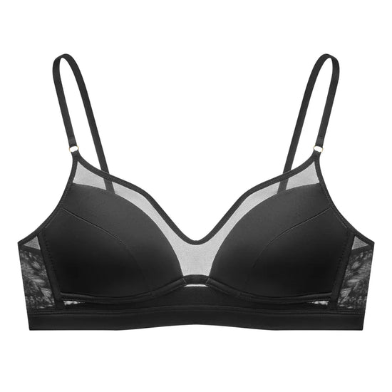 Exquisite Black Mesh Bralette - Modern Elegance Redefined - Rosey Isle