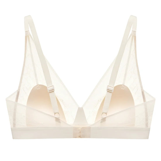Exquisite Cream Lace Bralette: Elegance Redefined - Rosey Isle