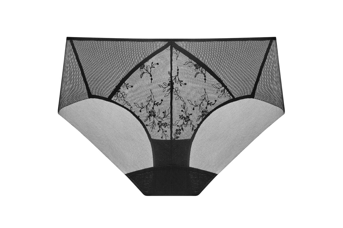 Exquisite High-Waisted Lace Panties: Elegance Redefined HM-33033-P - Rosey Isle