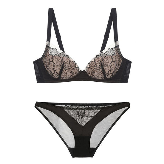 Mesh Embroidered Soft Panty - Rosey Isle