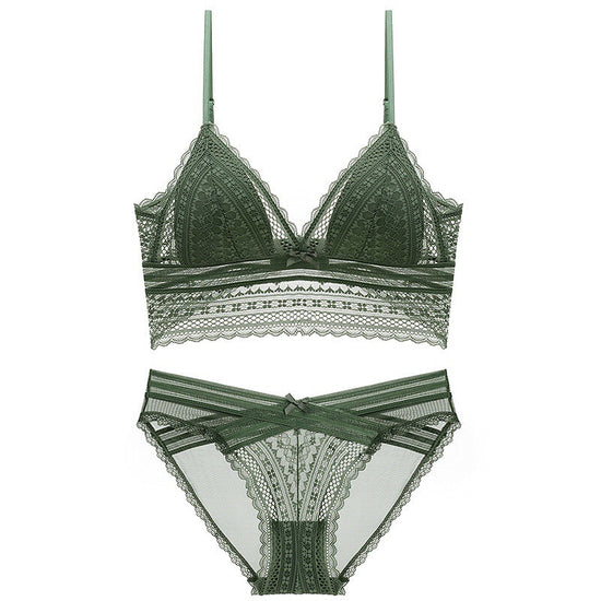 Lace U-Back Triangle Bra - Rosey Isle