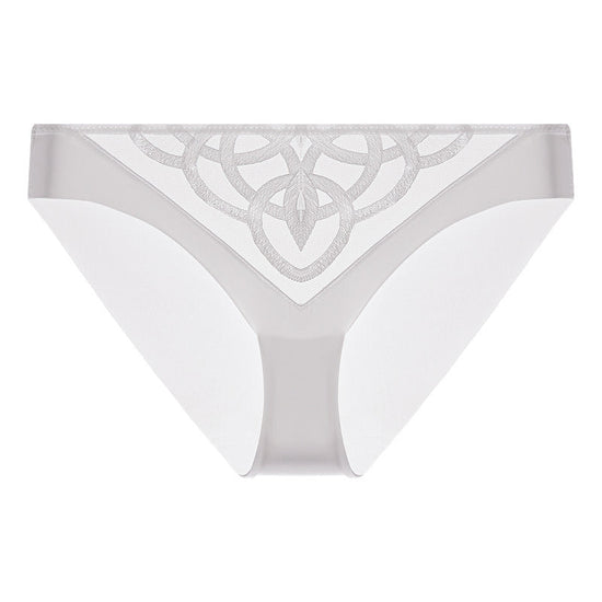 Sheer Embroidered Mesh Panty - Rosey Isle