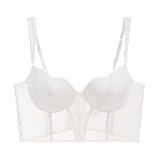 Longline Boning Corset Bra - Rosey Isle