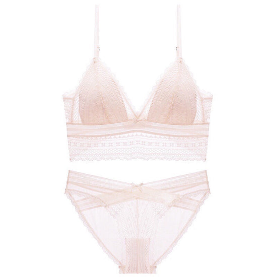 Lace U-Back Triangle Bra - Rosey Isle