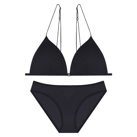 Ultra-Thin Front Closure Triangle Bra - Rosey Isle