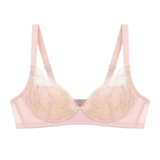 Floral Lace Soft Mesh Longline Bra - Rosey Isle