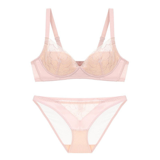 Floral Lace Soft Mesh Longline Bra - Rosey Isle