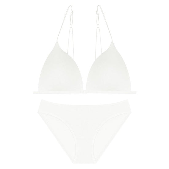 Ultra-Thin Front Closure Triangle Bra - Rosey Isle
