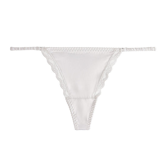 Silken Lace Thong - Rosey Isle